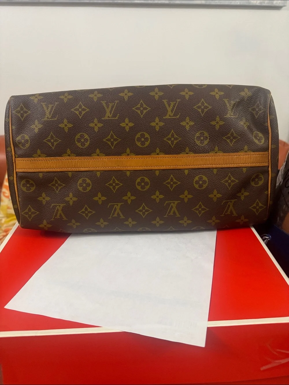 Louis Vuitton Brown Monogram Canvas Top-Handle Satchel